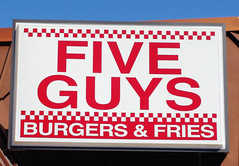 Five Guys Famous Burgers and Fries - Restaurant - 1527 Chestnut St, Philadelphia, PA, United States