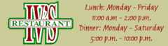 IV's - Restaurant - 150 S Industrial Rd, Tupelo, MS, 38801 IV's - Restaurant - 150 S Industrial Rd, Tupelo, MS, 38801
