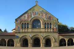 Stanford Memorial Church Wedding In March in Mountain View, CA, USA