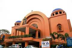 Shrine Of St. Therese Of The Child Of Jesus Wedding In December in Tandang Sora, Quezon City, Philippines