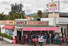 Pinks Hot Dogs - Restaurant - 709 N La Brea Ave, Los Angeles, CA, United States Pinks Hot Dogs - Restaurant - 709 N La Brea Ave, Los Angeles, CA, United States