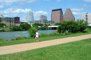 Town Lake Hike and Bike Trail Head - Outside Attraction - Austin, Texas, United States Town Lake Hike and Bike Trail Head - Outside Attraction - Austin, Texas, United States