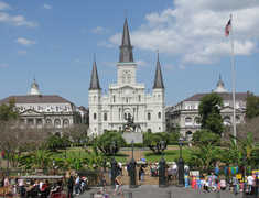 Jackson Square - Attraction - Chartres St & St Peter St, New Orleans, LA, United States