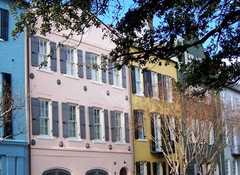 Rainbow Row - Attraction - 83-107 E Bay St, Charleston, South Carolina, US