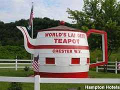The Worls'd Largest Teapot - Attraction - Carolina Ave/Rt 2, Chester, WV, 26034, US The Worls'd Largest Teapot - Attraction - Carolina Ave/Rt 2, Chester, WV, 26034, US