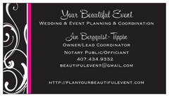 Your Beautiful Event - Coordinators/Planners, Officiants - 2212 Westfall Drive, Orlando, FL, 32817, USA Your Beautiful Event - Coordinators/Planners, Officiants - 2212 Westfall Drive, Orlando, FL, 32817, USA