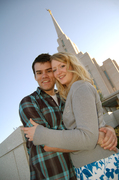 James Jarrard and Charlotte O'Dea in Cottonwood Heights, UT, USA