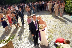 Suzanne and Stefano's Wedding in Tragliata, Fiumicino, Italy
